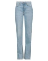 Twinset Woman Denim Pants Blue Size 30 Cotton In Blue