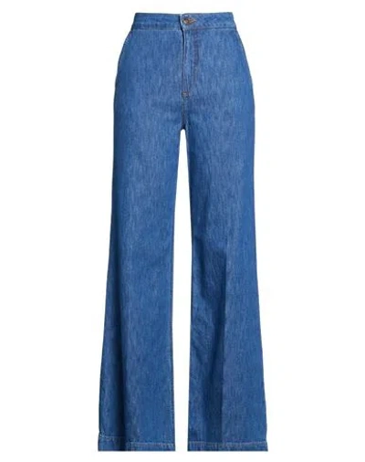 Twinset Woman Jeans Blue Size 30 Cotton