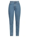 Twinset Woman Jeans Blue Size 28 Cotton, Polyester In Blue