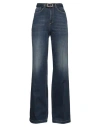 Twinset Woman Jeans Blue Size 28 Cotton, Elastane In Blue