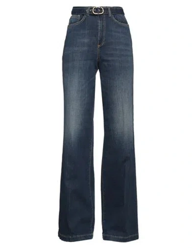 Twinset Woman Jeans Blue Size 28 Cotton, Elastane