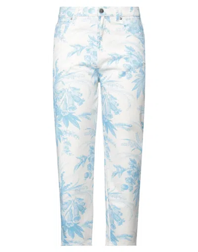 Twinset Denim Cropped In White