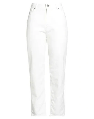 Twinset Woman Jeans White Size 30 Cotton
