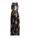 Twinset Woman Jumpsuit Black Size 12 Polyester In Multi