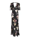 Twinset Woman Maxi Dress Black Size 6 Polyester In Black