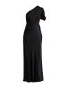 Twinset Woman Maxi Dress Black Size 14 Viscose In Black