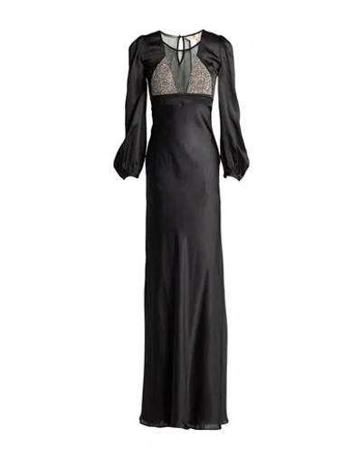 Twinset Woman Maxi Dress Black Size 2 Viscose