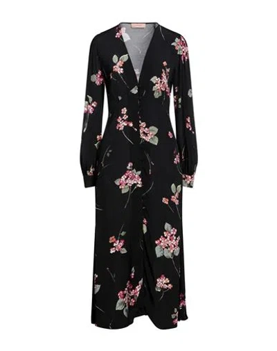 Twinset Woman Maxi Dress Black Size 6 Viscose