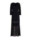Twinset Woman Maxi Dress Black Size S Polyamide, Wool, Viscose, Cotton