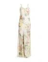 Twinset Woman Maxi Dress Ivory Size 4 Polyester In Multi