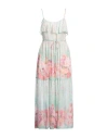 Shop Twinset Woman Maxi Dress Light Green Size 10 Polyester