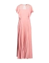 Twinset Woman Maxi Dress Pink Size 8 Polyester