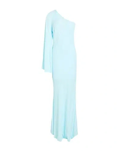 Twinset Woman Maxi Dress Sky Blue Size 14 Viscose