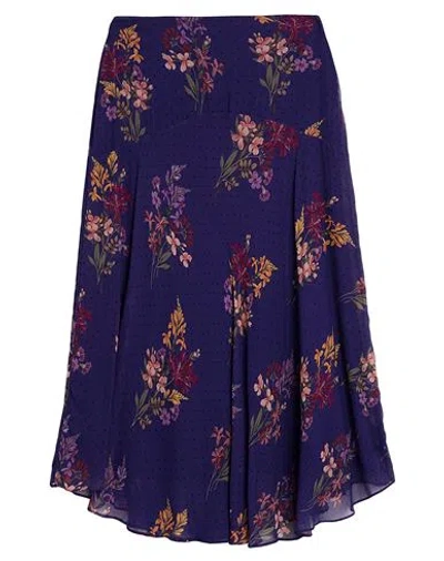 Twinset Woman Maxi Skirt Purple Size 8 Viscose