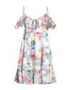 Twinset Woman Midi Dress White Size M Cotton In White