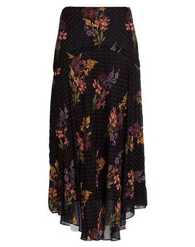Twinset Woman Midi Skirt Black Size 4 Viscose