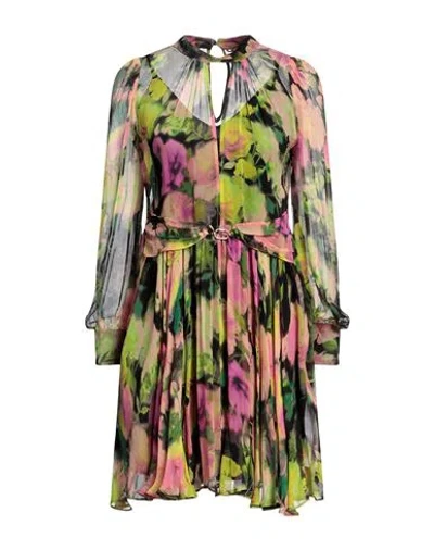 Twinset Woman Mini Dress Acid Green Size 6 Viscose