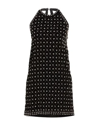 Twinset Woman Mini Dress Black Size 10 Polyester