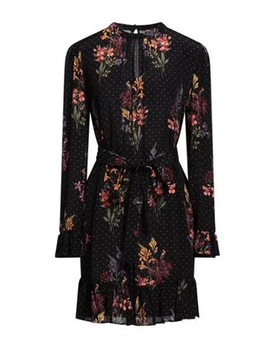 Twinset Woman Mini Dress Black Size 6 Viscose