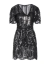 Twinset Woman Mini Dress Black Size 6 Polyester In Black
