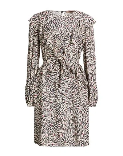 Twinset Woman Mini Dress Cream Size 4 Viscose, Elastane In White