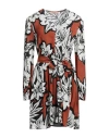 Twinset Woman Mini Dress Ivory Size 14 Viscose In White