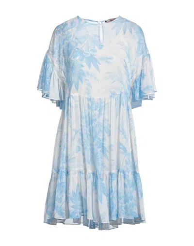 Twinset Short Dresses In Blue