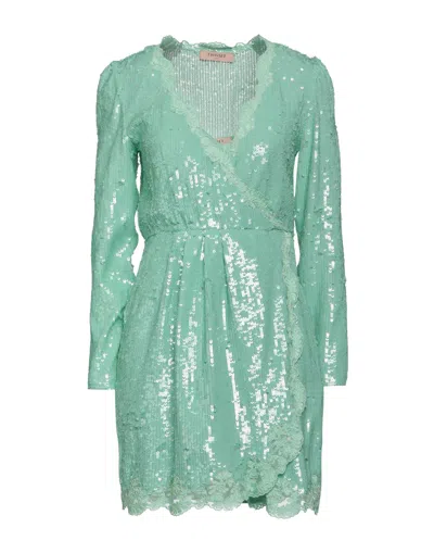 Twinset Short Dresses In Green
