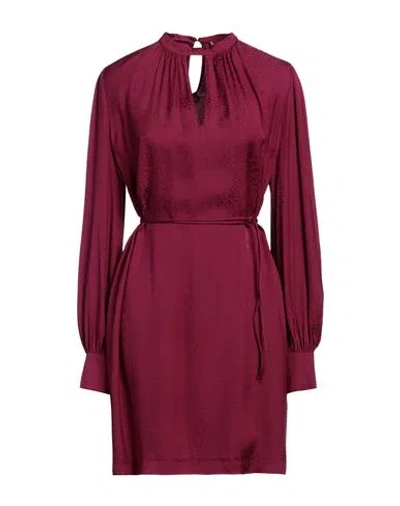 Twinset Woman Mini Dress Magenta Size 14 Viscose