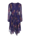 Twinset Woman Mini Dress Purple Size 6 Viscose In Purple