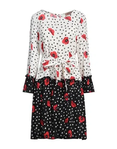 Twinset Woman Mini Dress White Size 12 Polyester