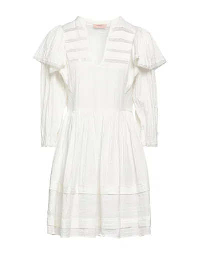 Twinset Short Dresses In White