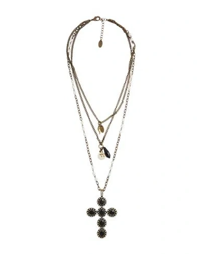 Twinset Woman Necklace Bronze Size - Upcycled Metals In Silver