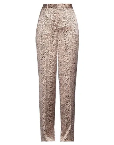 Twinset Woman Pants Beige Size 10 Polyester