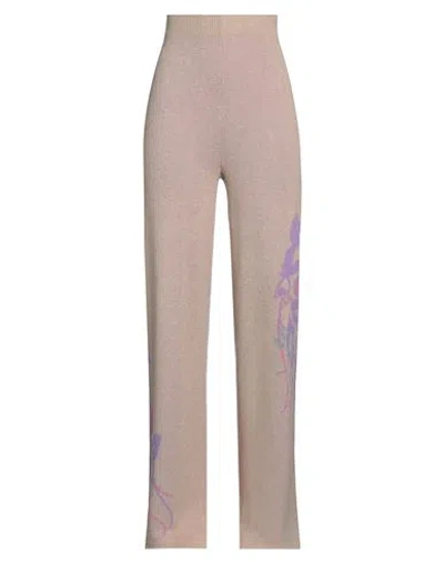 Twinset Woman Pants Beige Size S Polyamide, Viscose, Wool, Cashmere In White