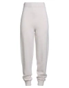 Twinset Woman Pants Beige Size S Wool, Cashmere, Polyester In White