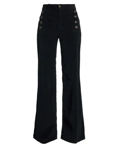 Twinset Woman Pants Black Size 14 Cotton, Elastane