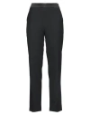 Twinset Woman Pants Black Size 14 Polyester, Wool, Elastane, Acetate, Viscose In Black