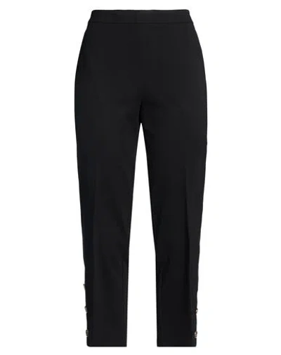 Twinset Woman Pants Black Size 14 Viscose, Polyamide, Elastane