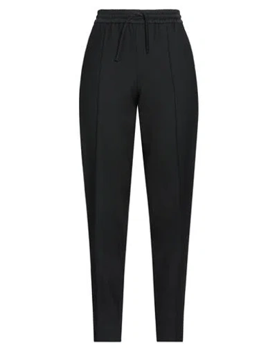 Twinset Woman Pants Black Size 8 Polyester, Wool, Elastane