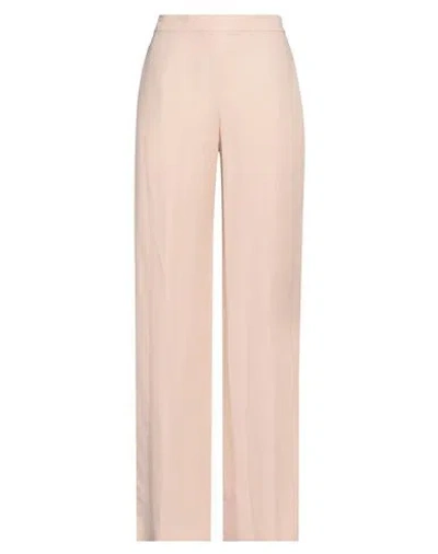 Twinset Woman Pants Blush Size 6 Viscose, Linen In Pink