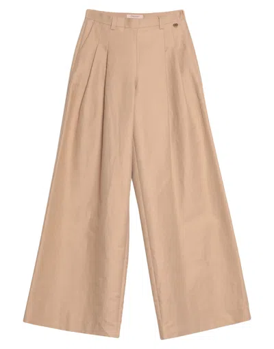 Twinset Pants In Beige