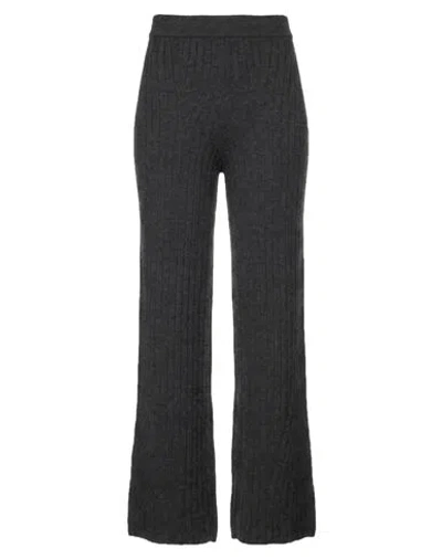 Twinset Woman Pants Charcoal Size Xl Wool, Polyamide, Elastane
