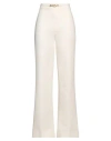 Twinset Viscose Trousers In White