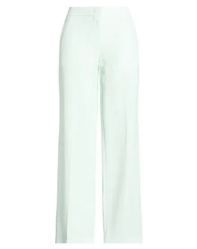 Twinset Woman Pants Light Green Size 10 Viscose, Linen