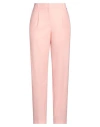 Twinset Woman Pants Light Pink Size 10 Polyester, Wool, Elastane In Pink