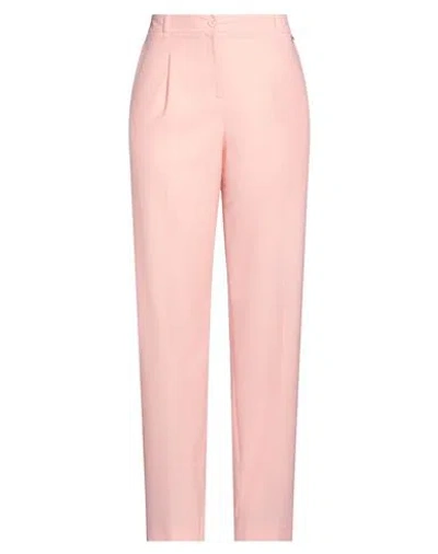Twinset Woman Pants Light Pink Size 10 Polyester, Wool, Elastane