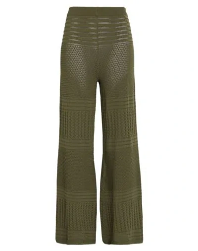 Twinset Woman Pants Military Green Size S Polyamide