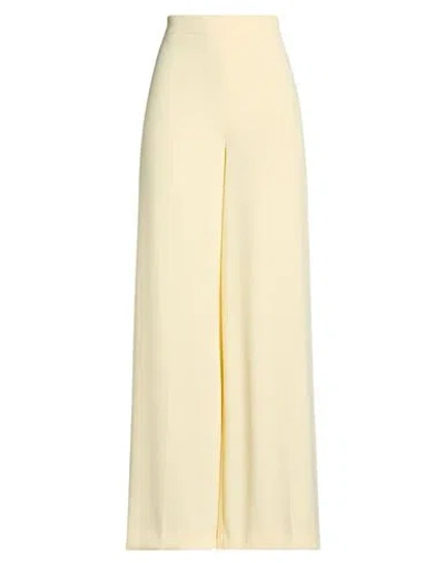 Twinset Woman Pants Pastel Yellow Size 6 Polyester