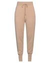 Twinset Woman Pants Sand Size Xs Virgin Wool, Cashmere In Neutral
